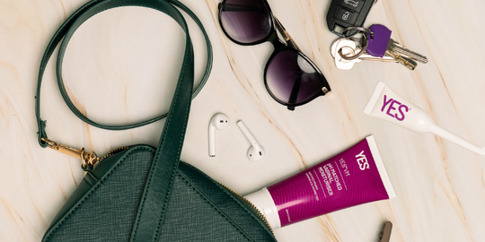 handbag essentials YES vaginal moisturiser 