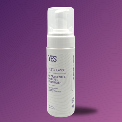 YES CLEANSE unfragranced intimate feminine wash 150ml Ultra gentle intimate foam wash. 