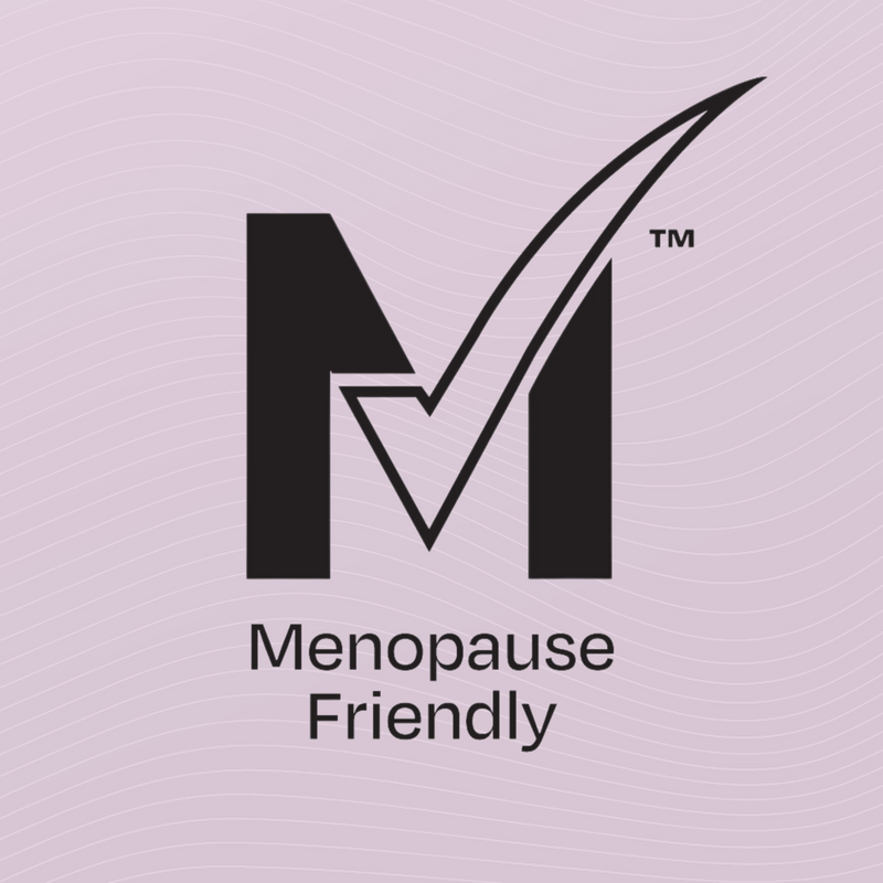 The GenM MTick menopause friendly logo is displayed with awarded to YES VM vaginal moisturiser